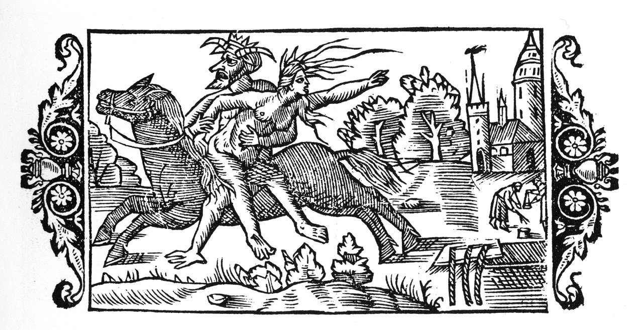 The Devil Carrying a Witch - in 