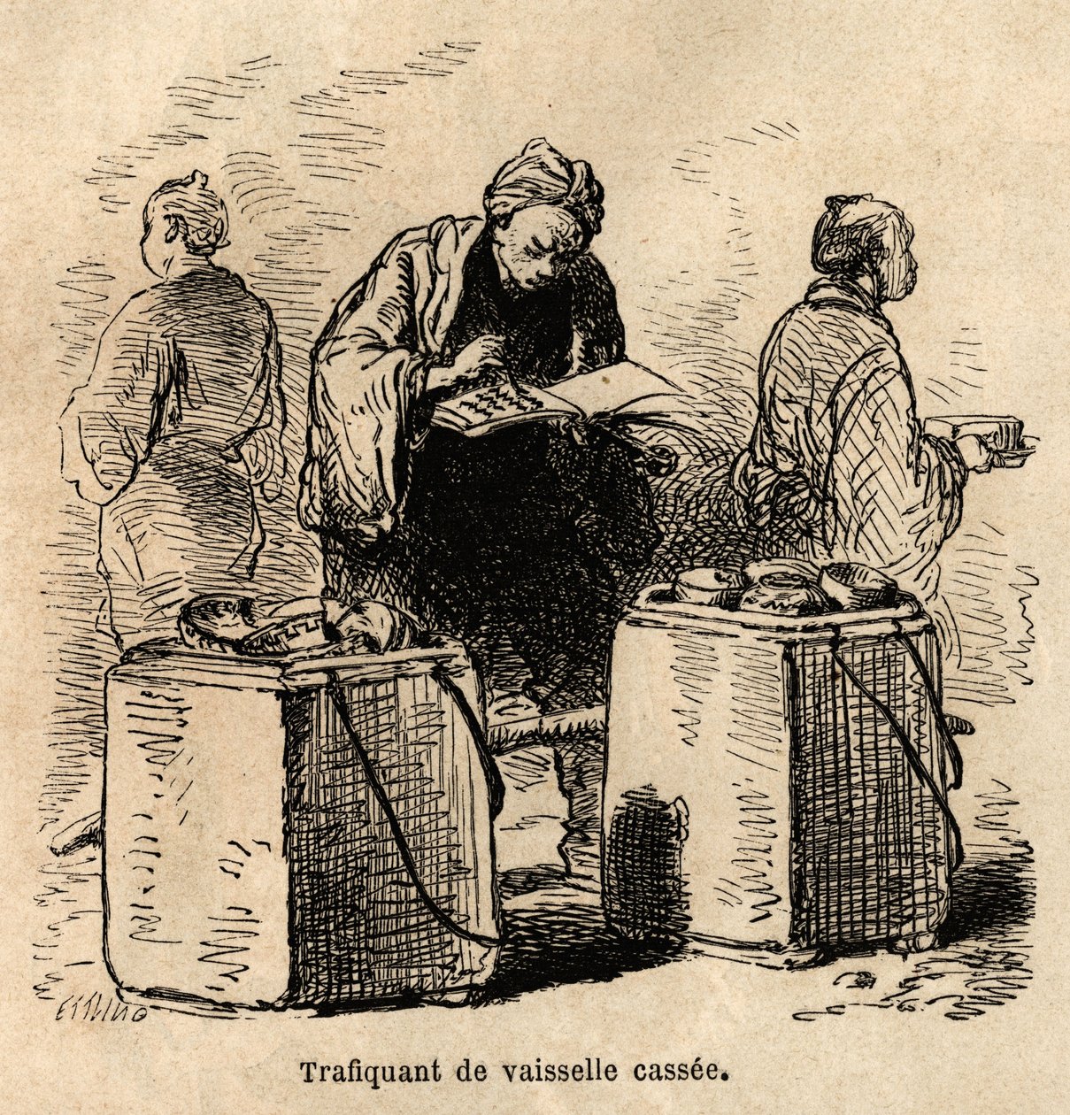 The Dirty Dish Dealer by Unknown artist
