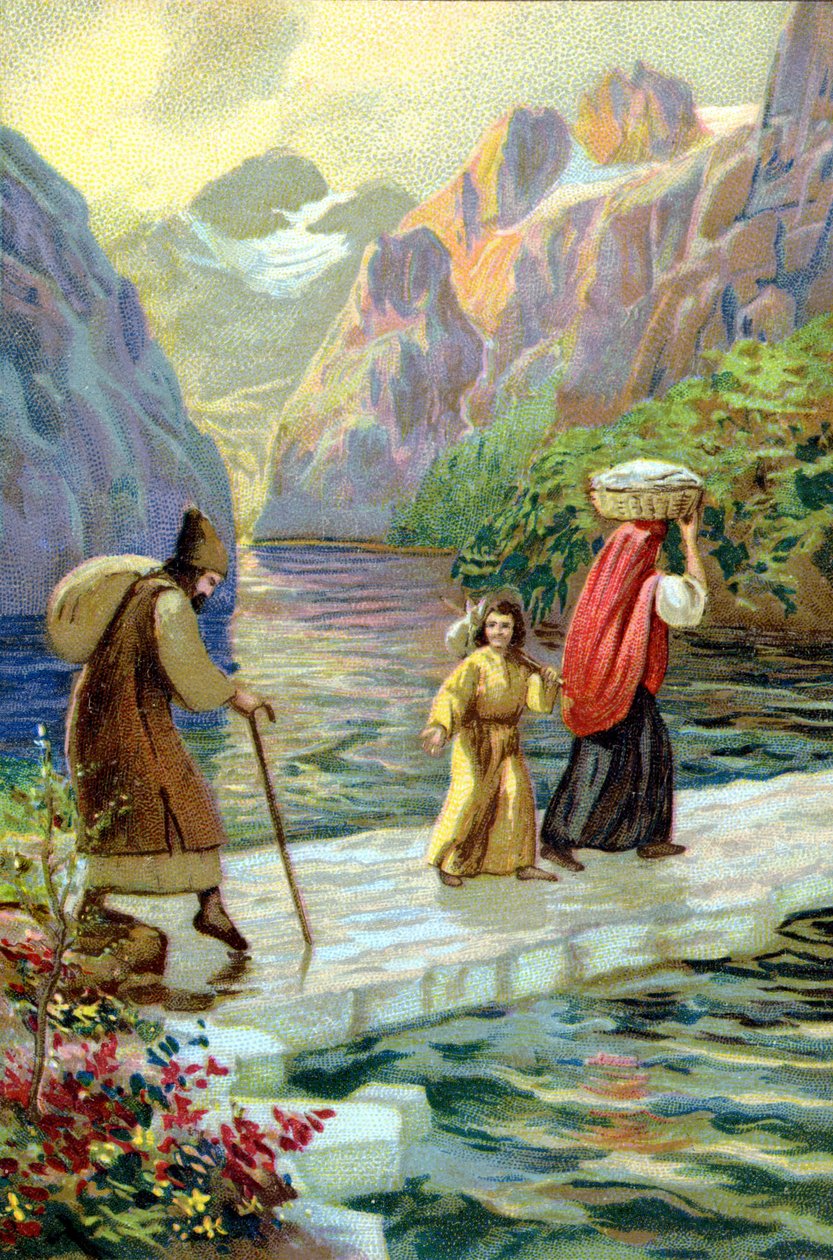 The Miracle of the Ice Bridge in the Life of Zarathustra by Unknown