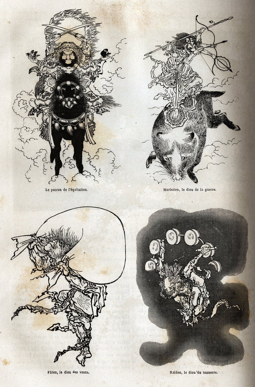 The Pantheon of Japanese Divinities by Unknown artist