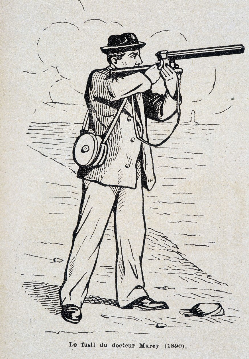 The rifle of Dr. Etienne Jules Marey (1890) by Unknown artist
