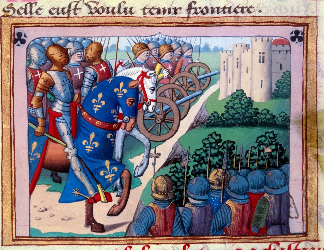 The Siege of Chateau Gaillard by Unknown artist