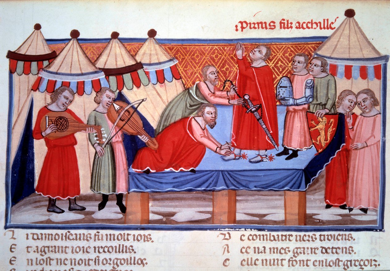 The Softening of Pyrrhus, Son of Achilles by Unknown artist