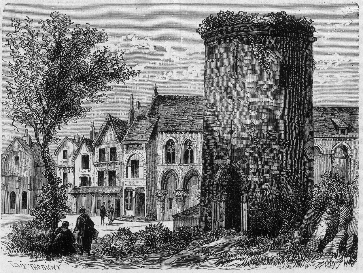The Tower of King Louis IV of Outremer (Overseas) to Laon (destroyed in 1831) by Unknown artist