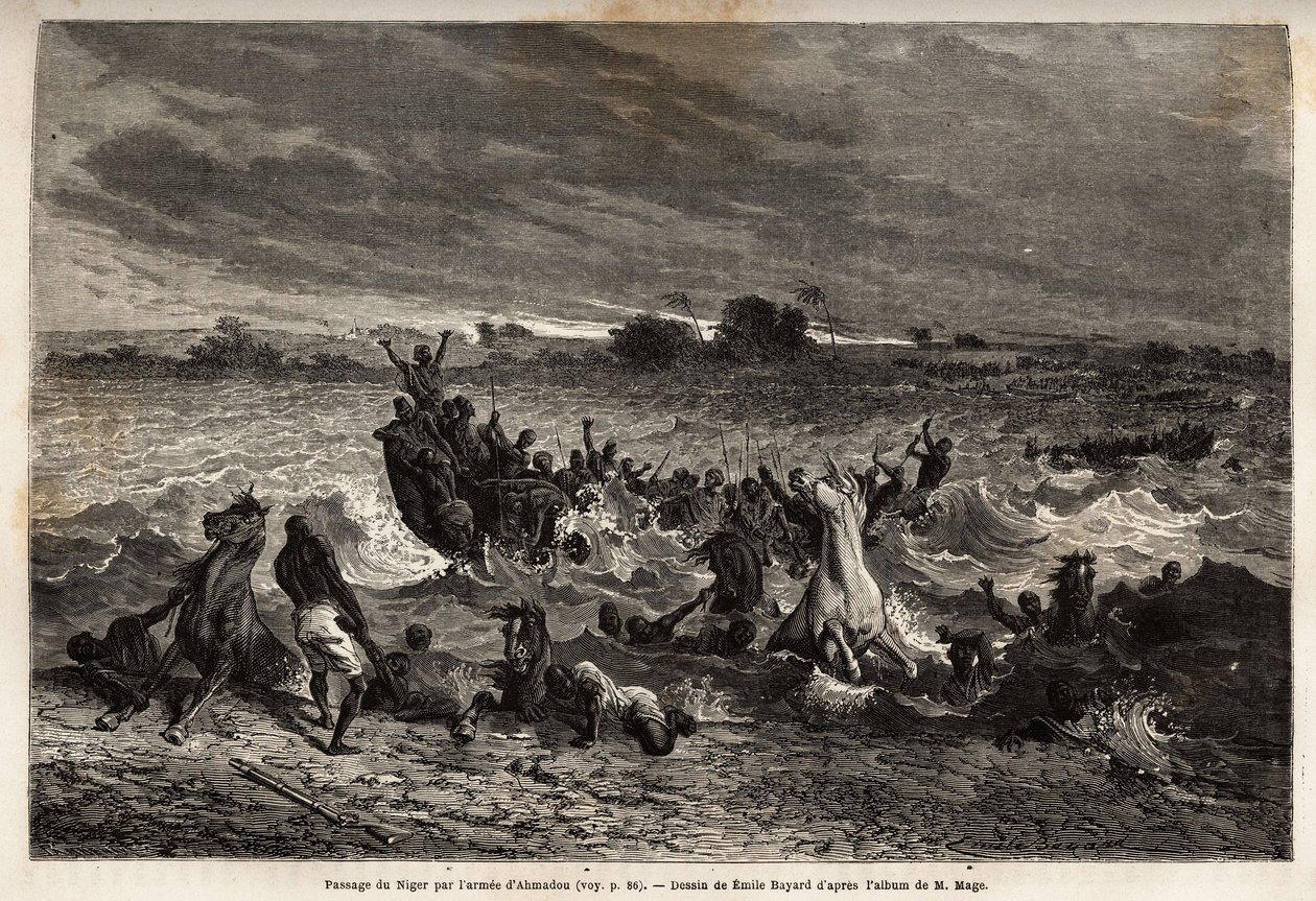 The transport of King Ahmadou