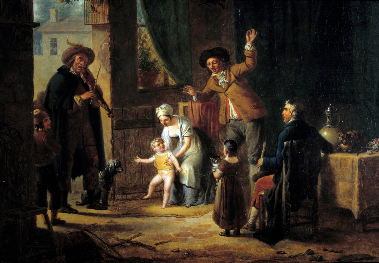 The Travelling Musician by Unknown artist