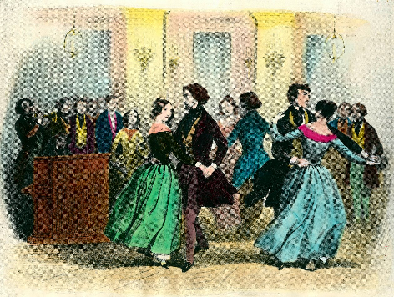 The waltz: a ball in the middle class by Unknown artist