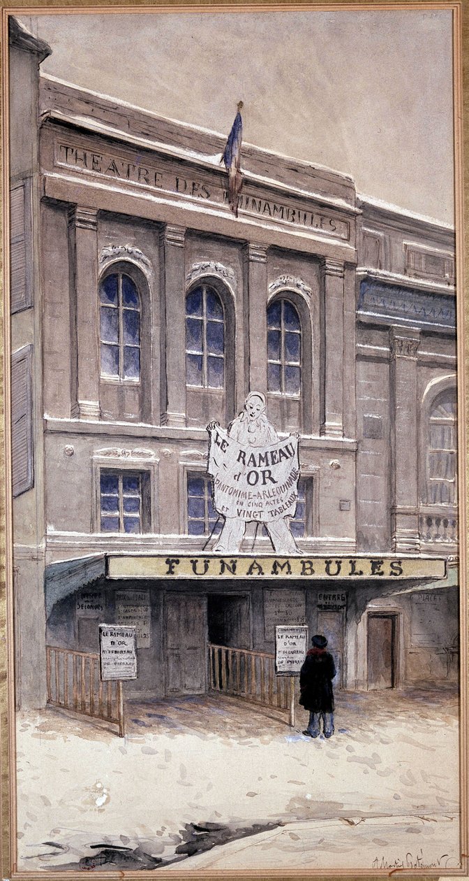 Theatre of Funambules, temple boulevard - 19th century by Unknown artist