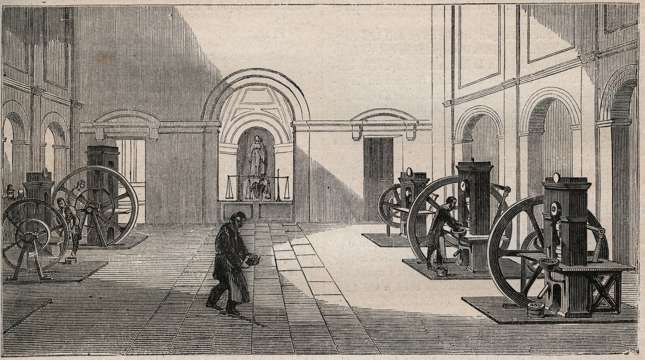Thonnelier Monetary Press at La Monnaie in Paris by Unknown artist