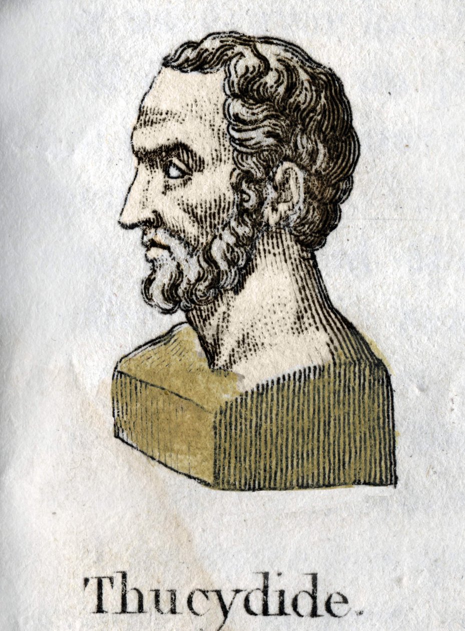 Thucydides, Greek Historian. Engraving of 1822 by Unknown artist