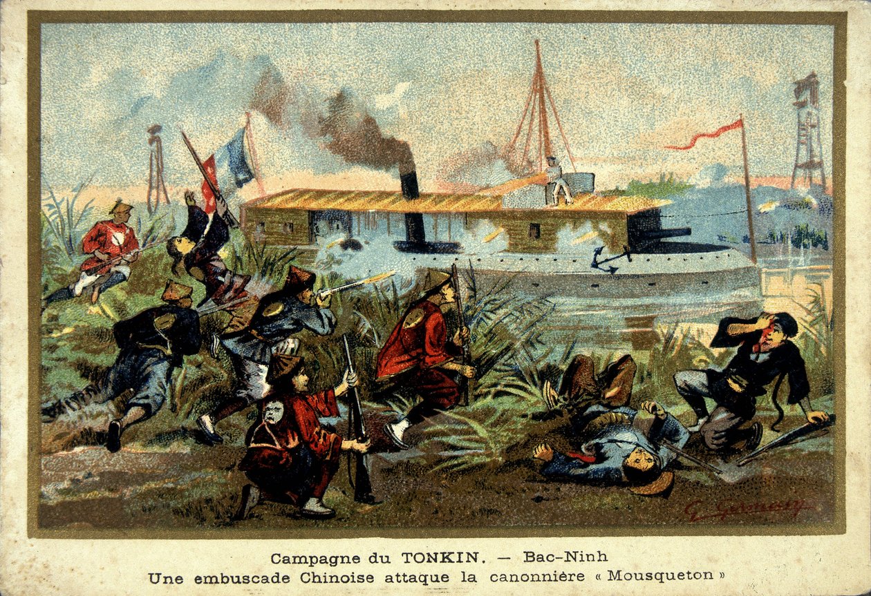 Tonkin Campaign: In Bac-Ninh, a Chinese Ambush Attacks the Gun Boat 