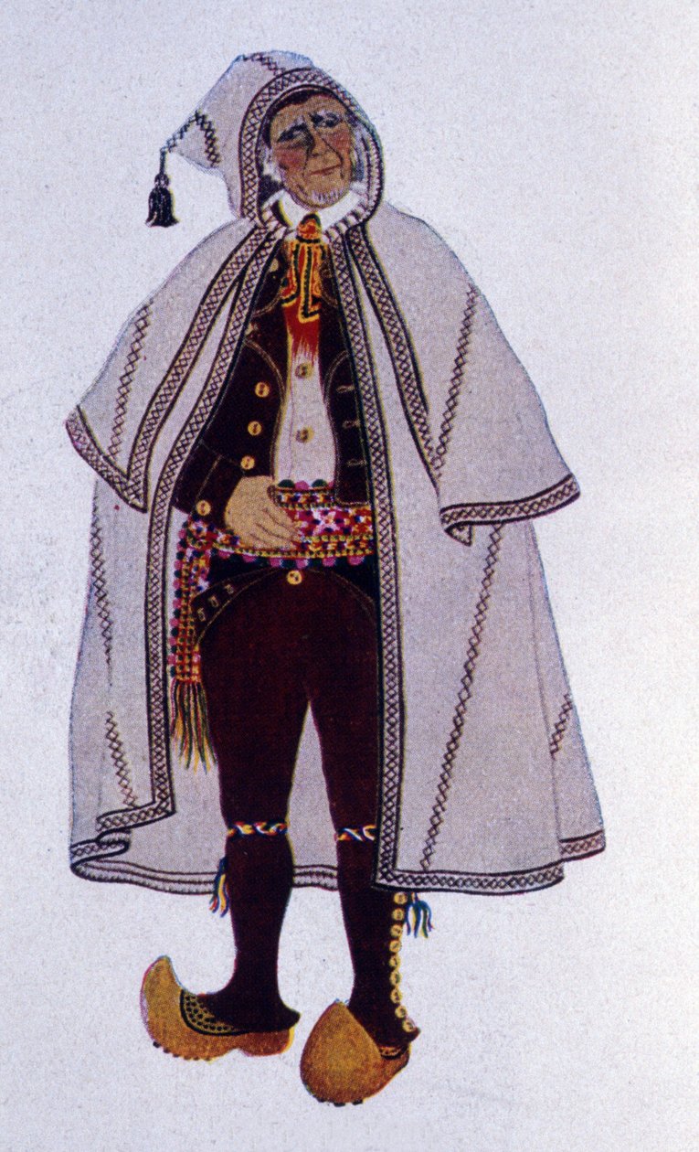 Traditional Shepherd Costume of Labassere, Bearn by Unknown artist
