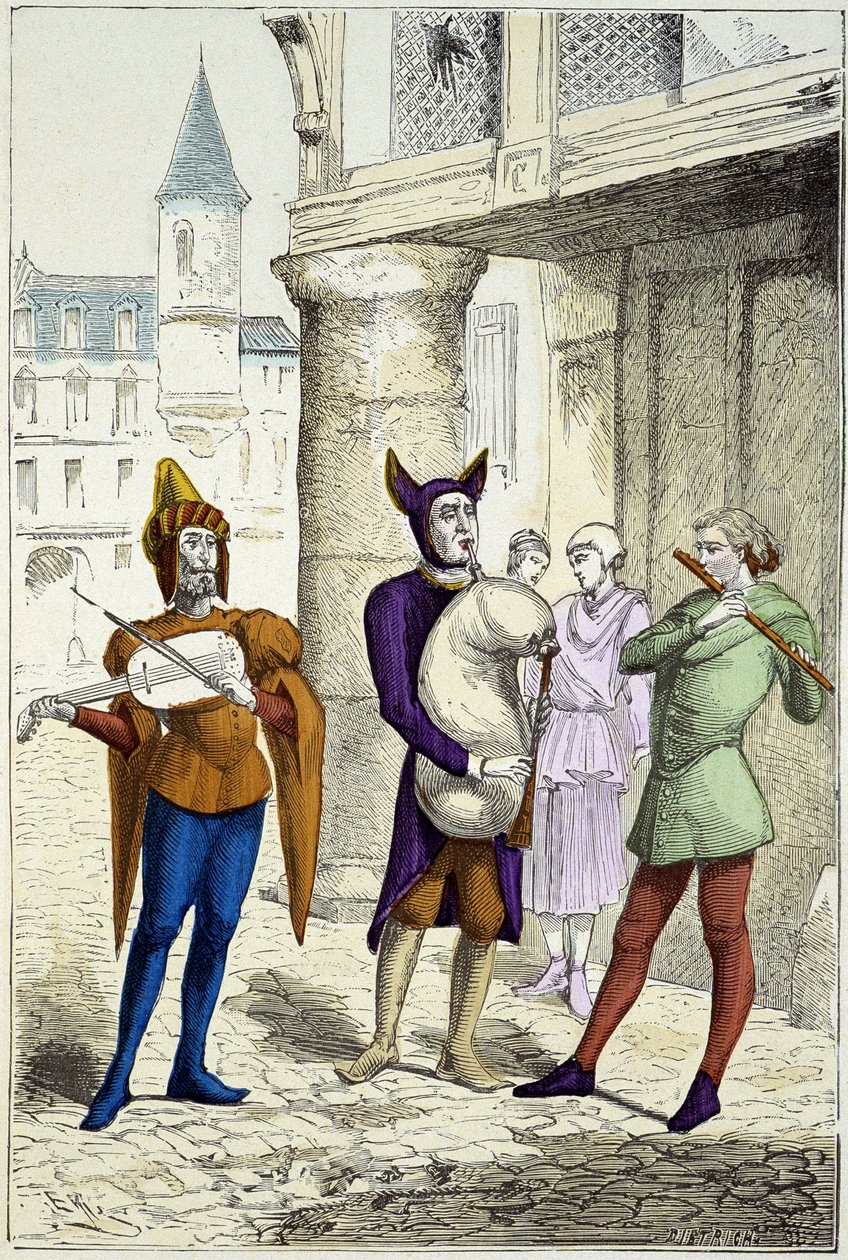 Travelling musicians in the 15th century - in 
