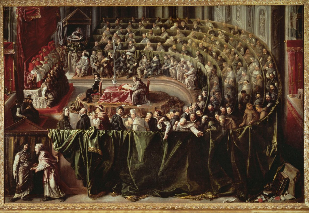 Trial of Galileo Galilei before the Inquisition by Unknown artist