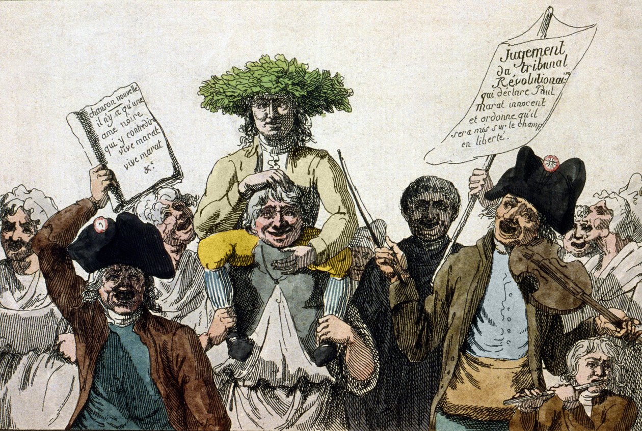 Triumph of Marat (19th Century Engraving) by Unknown artist
