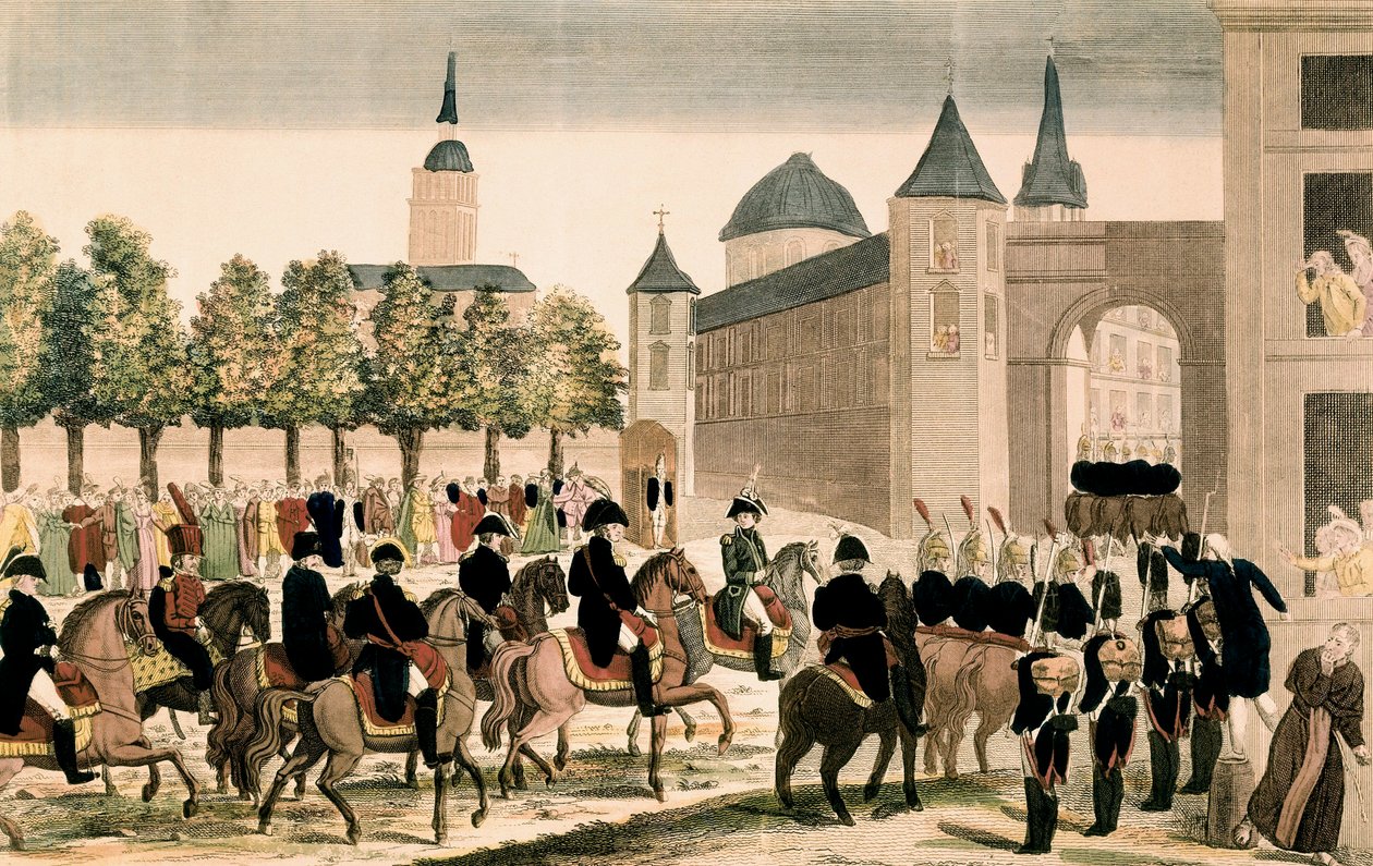 Triumphant entry of Napoleon
