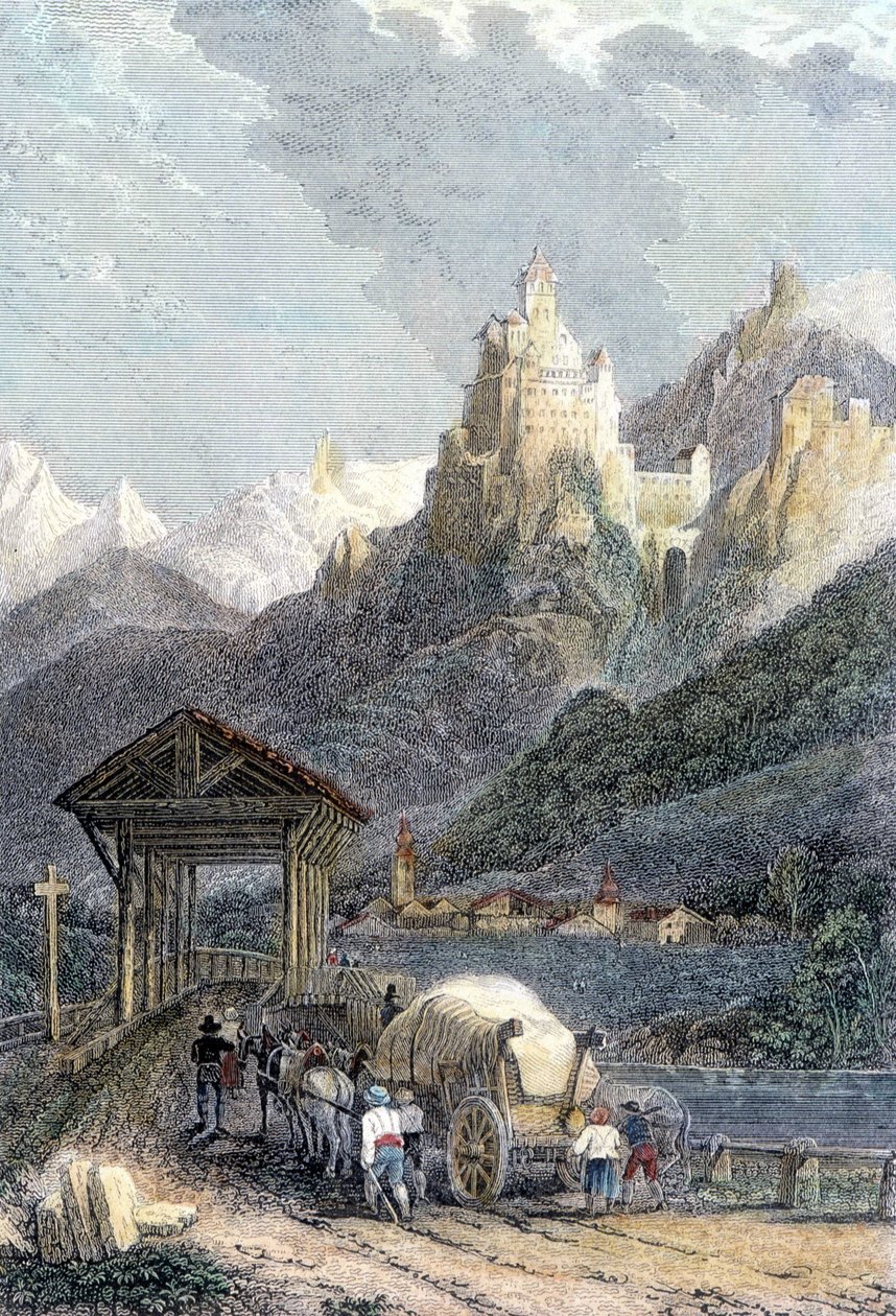 Trostburg Castle in Tyrol by Unknown artist