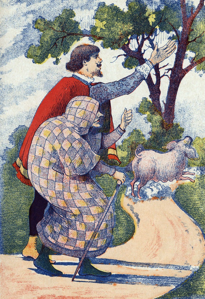 Trout Changed to a Sow. Illustration for 