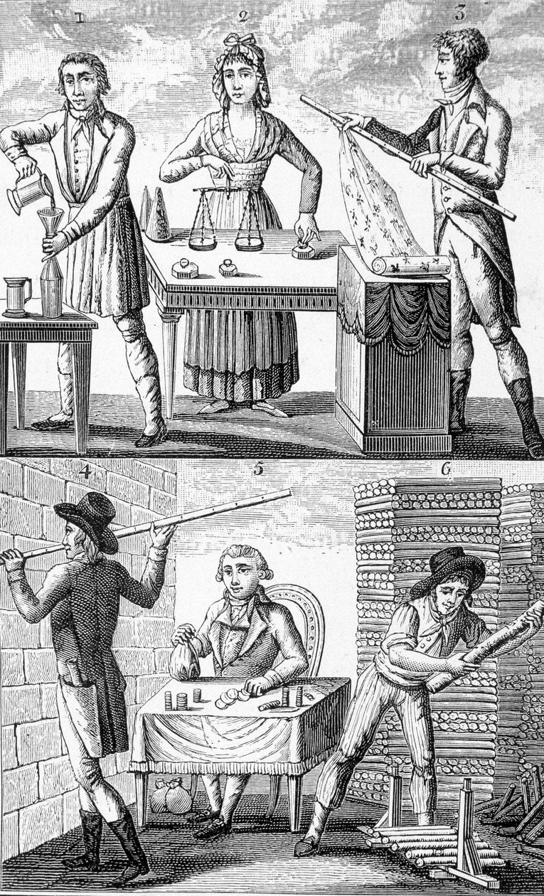 Use of New Weights and Measures in 1795 by Unknown artist