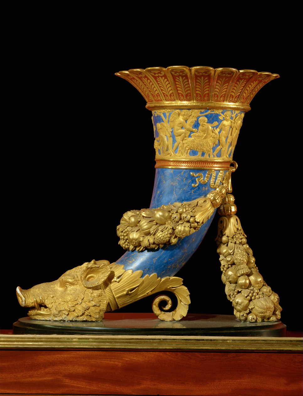 Vase rhyton, called "Antique Cornets" from the Olympic Service by Unknown artist