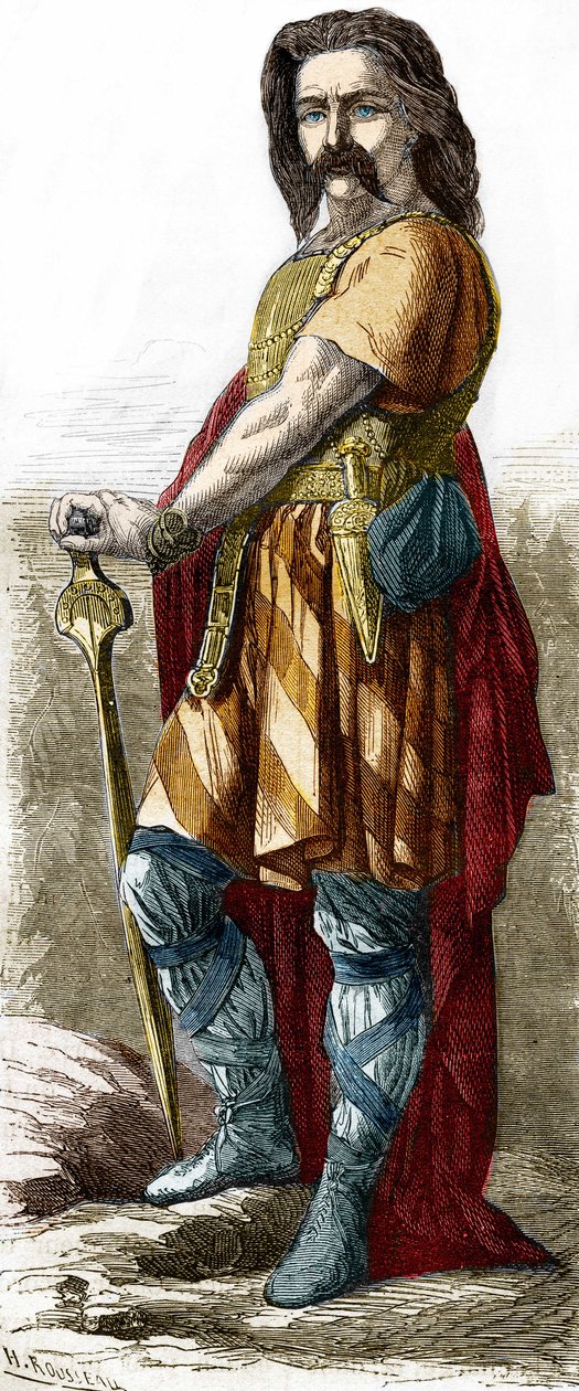 Vercingetorix (ca. 72-46 BC), Gaul chief by Unknown artist