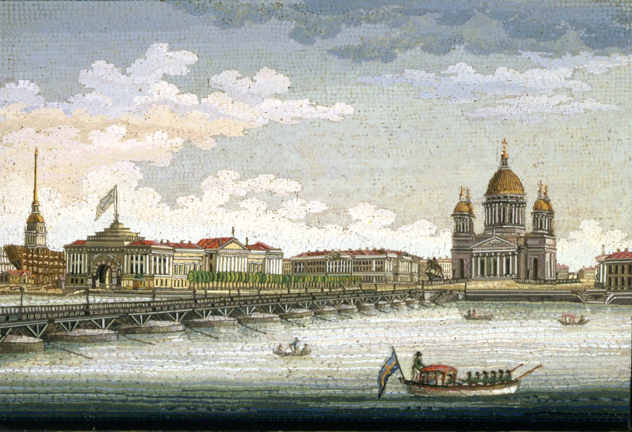 View from the River Neva over St. Isaac
