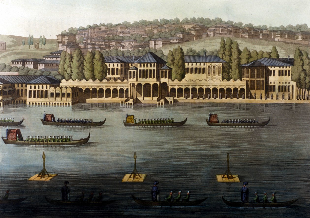 View of Constantinople, One of the Sultan