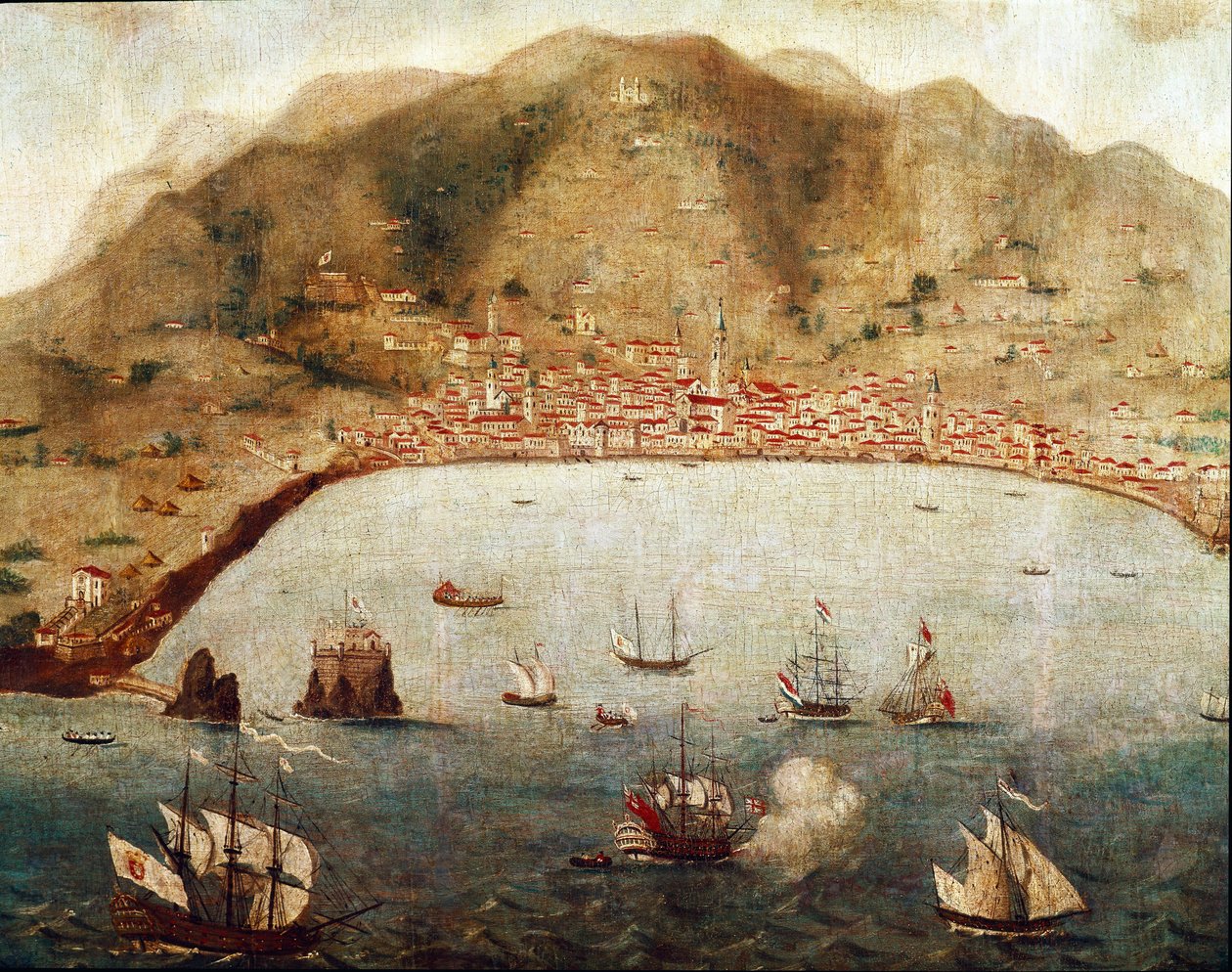 View of Funchal, Madeira Island by Unknown artist