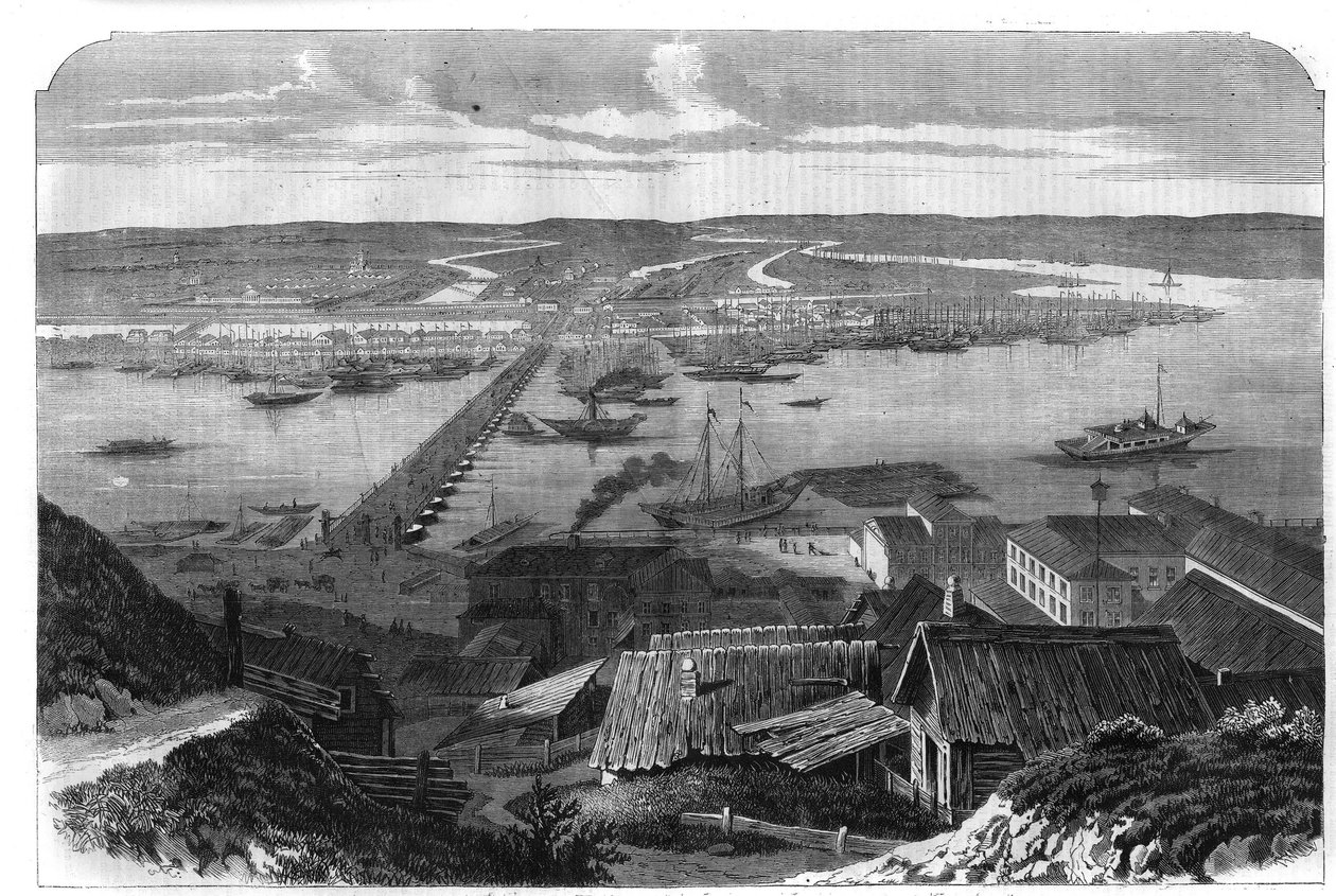 View of Nizhny Novgorod, city of Russia by Unknown artist