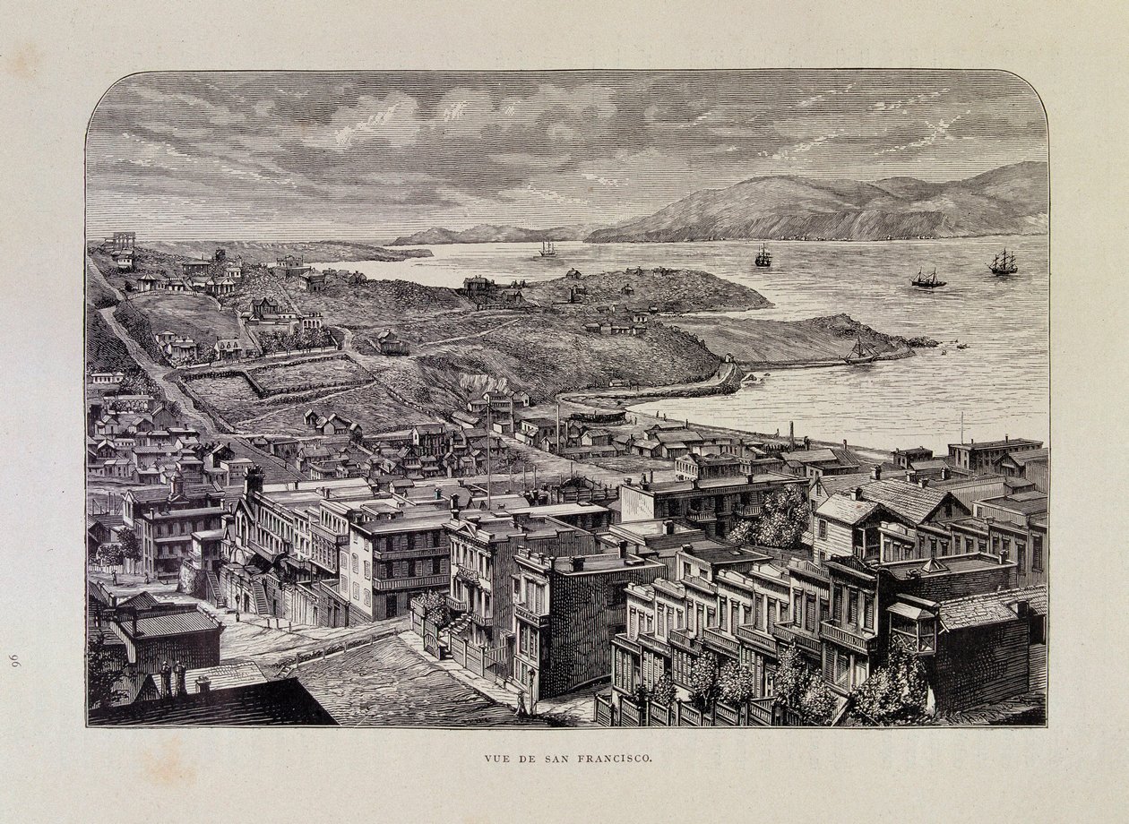 View of San Francisco in the 19th century by Unknown artist
