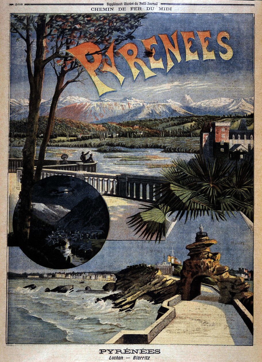 View of the Pyrenees: Luchon and Biarritz, 