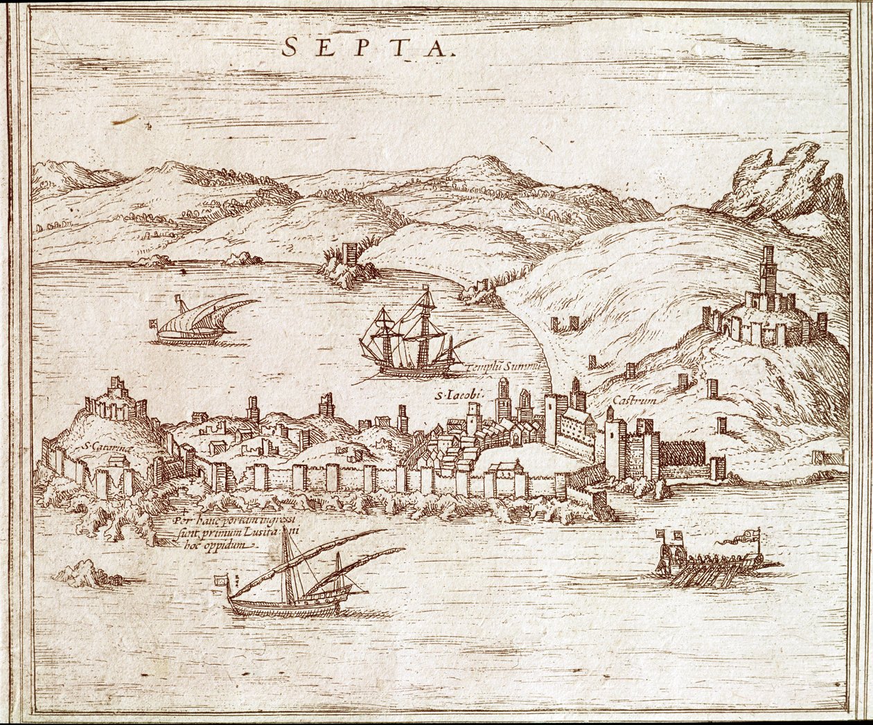View of the City of Ceuta by Unknown artist