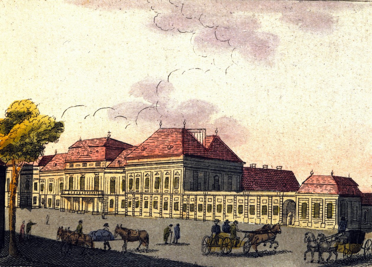 View of the city of Vienna in Austria, engraving from 1820 by Unknown artist