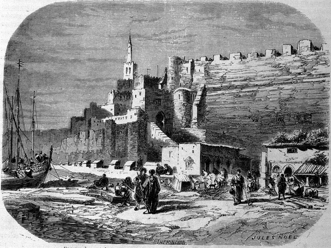 View of the Port of Tangier and the Coast, Morocco