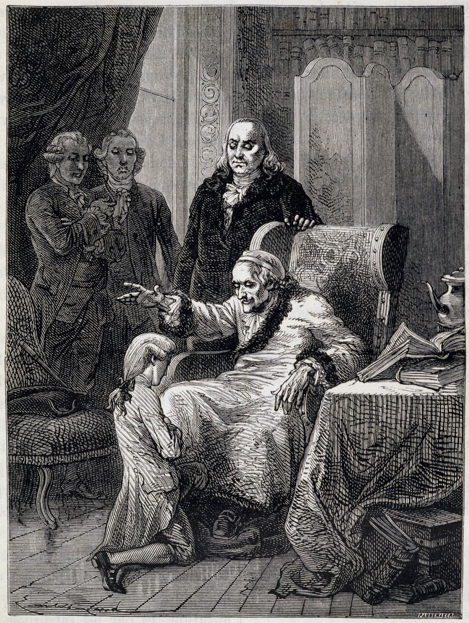 Voltaire benching Franklin