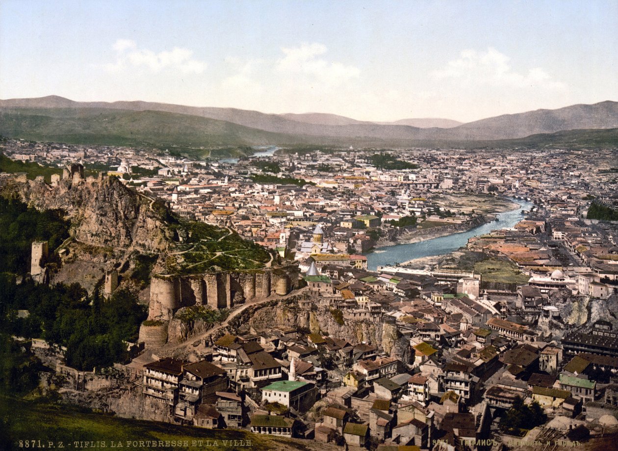 View of Tbilisi, capital of Georgia by Unknown artist