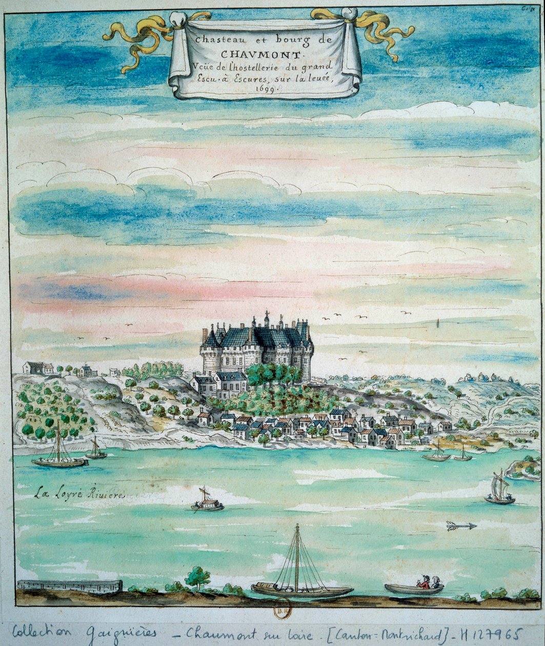 View of the Chateau de Chaumont-sur-Loire by Unknown artist