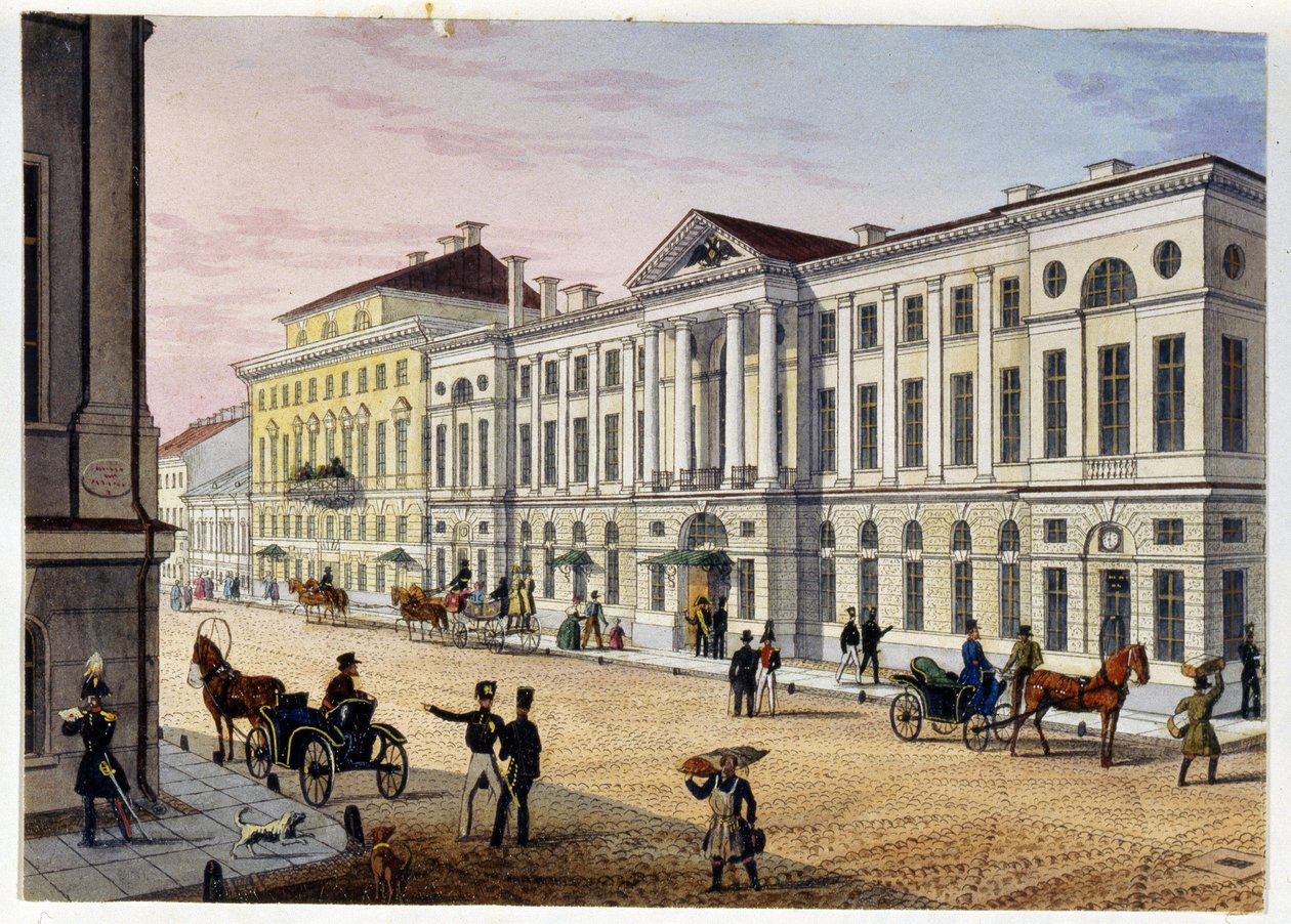 Post Hotel in Saint Petersburg by Unknown artist