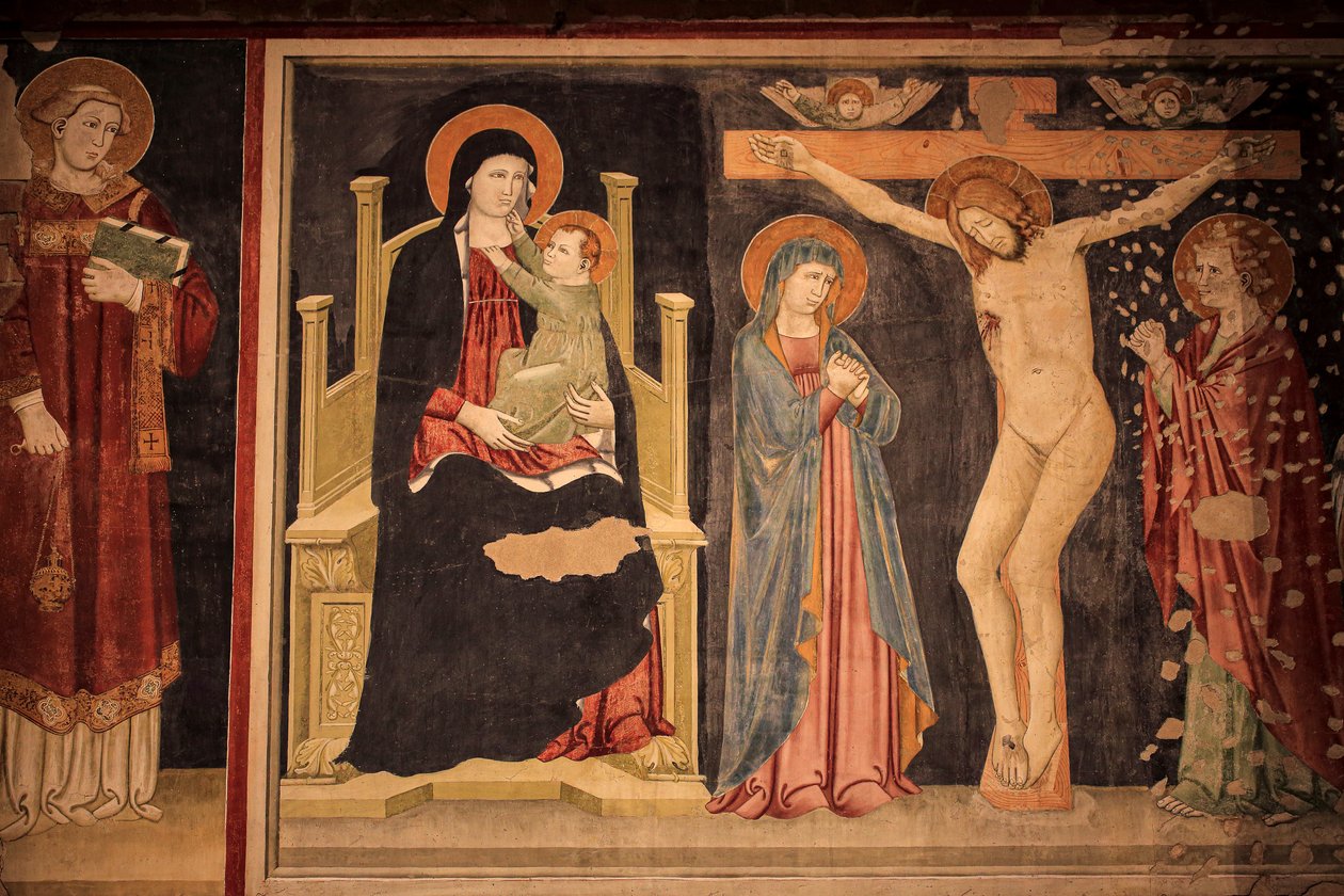 Wall Fresco in San Zeno Maggiore, Verona by Unknown artist