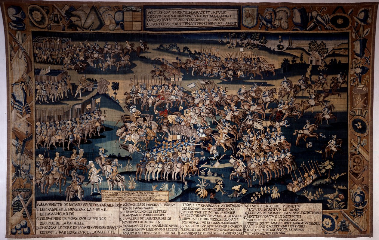 The Battle of Jarnac, Death of Louis I of Bourbon, Prince of Conde (1530-1569) by Unknown artist