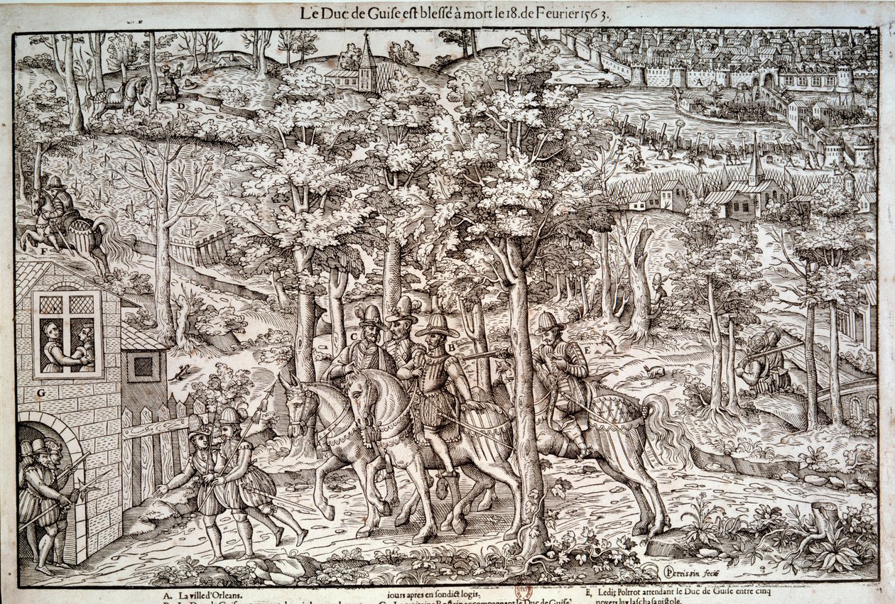 Assassination of Francois I of Lorraine by Unknown artist