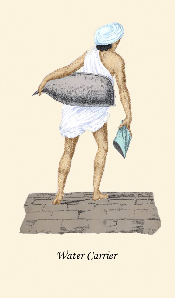 Water Carrier by Unknown Artist