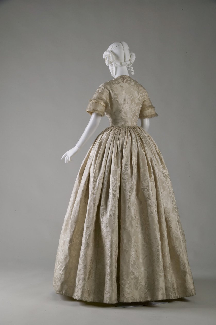 Wedding Dress (back oblique view) by Unknown artist