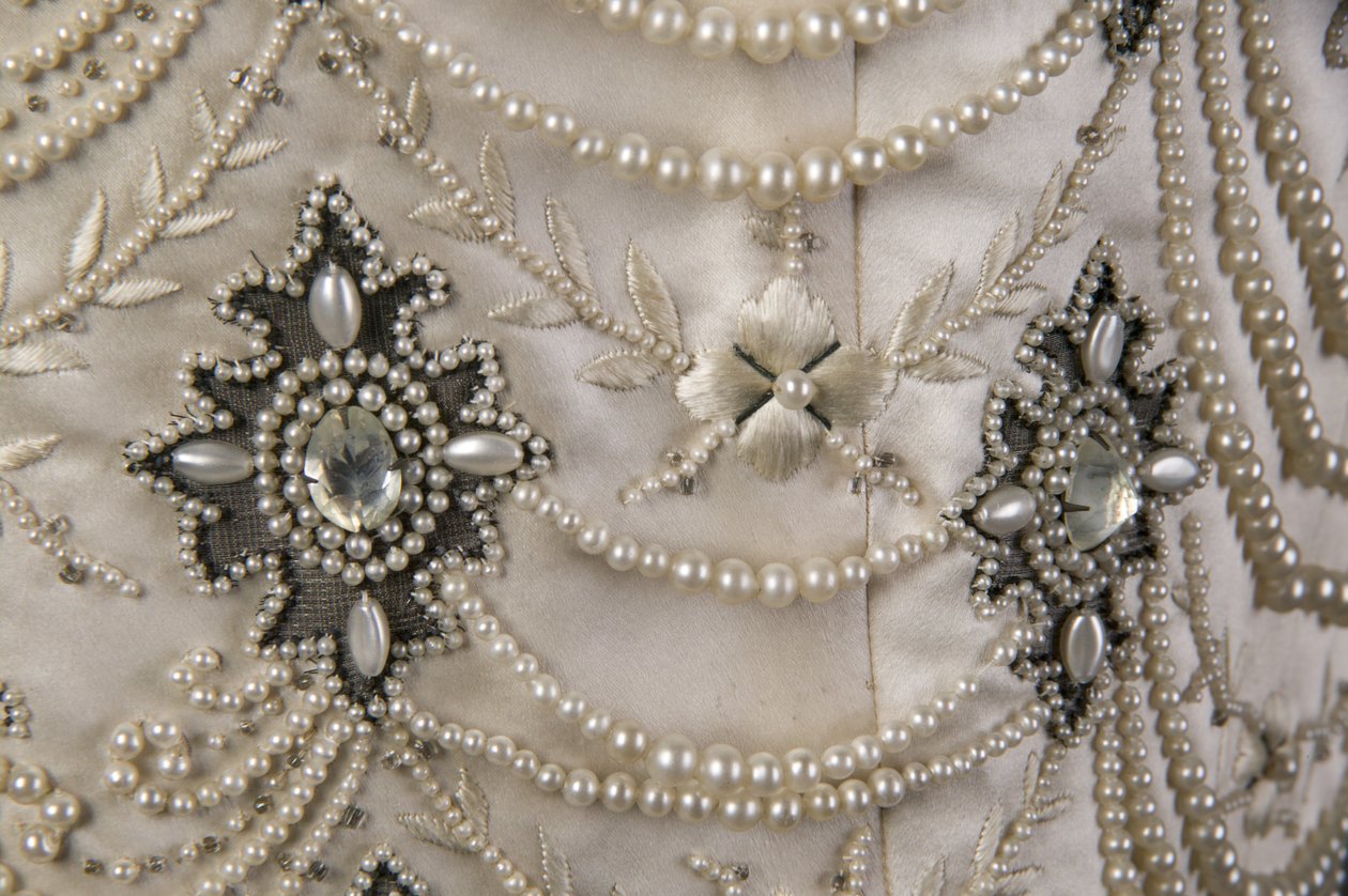 Wedding dress bodice by Unknown artist