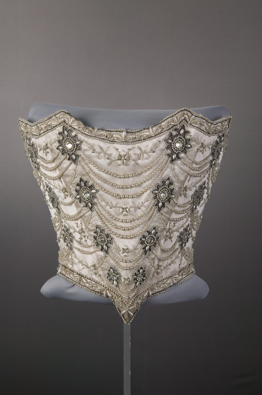 Wedding dress bodice by Unknown artist