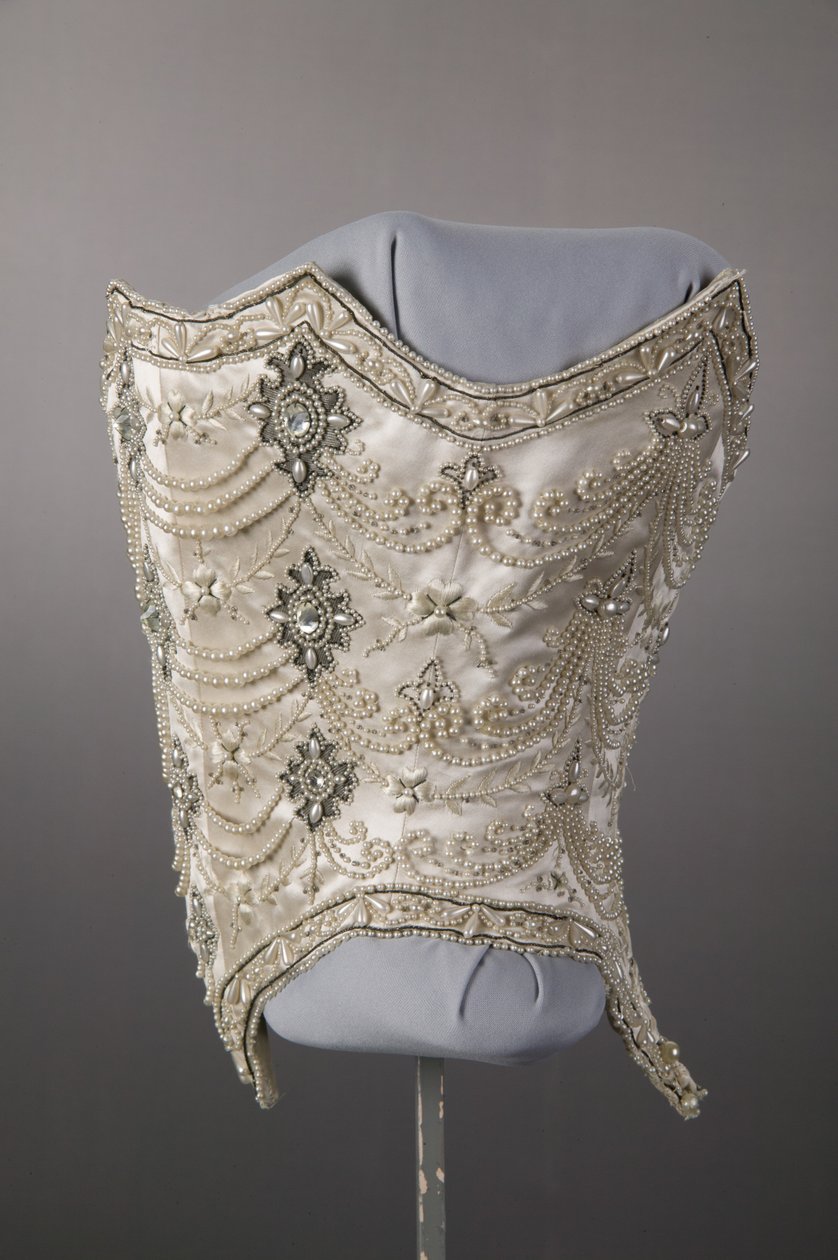 Wedding dress bodice by Unknown artist