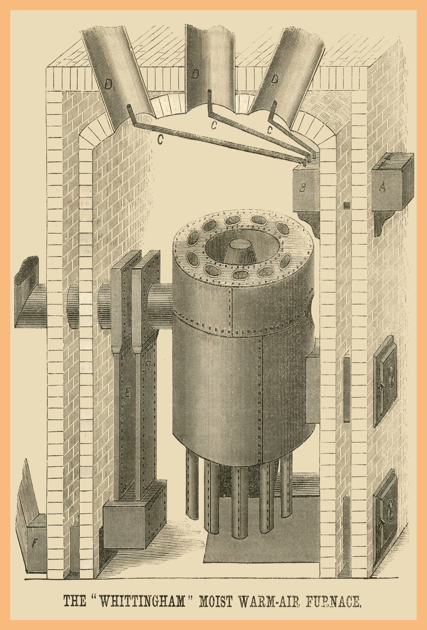 Whittingham Moist Air Warm Furnace by Unknown Artist