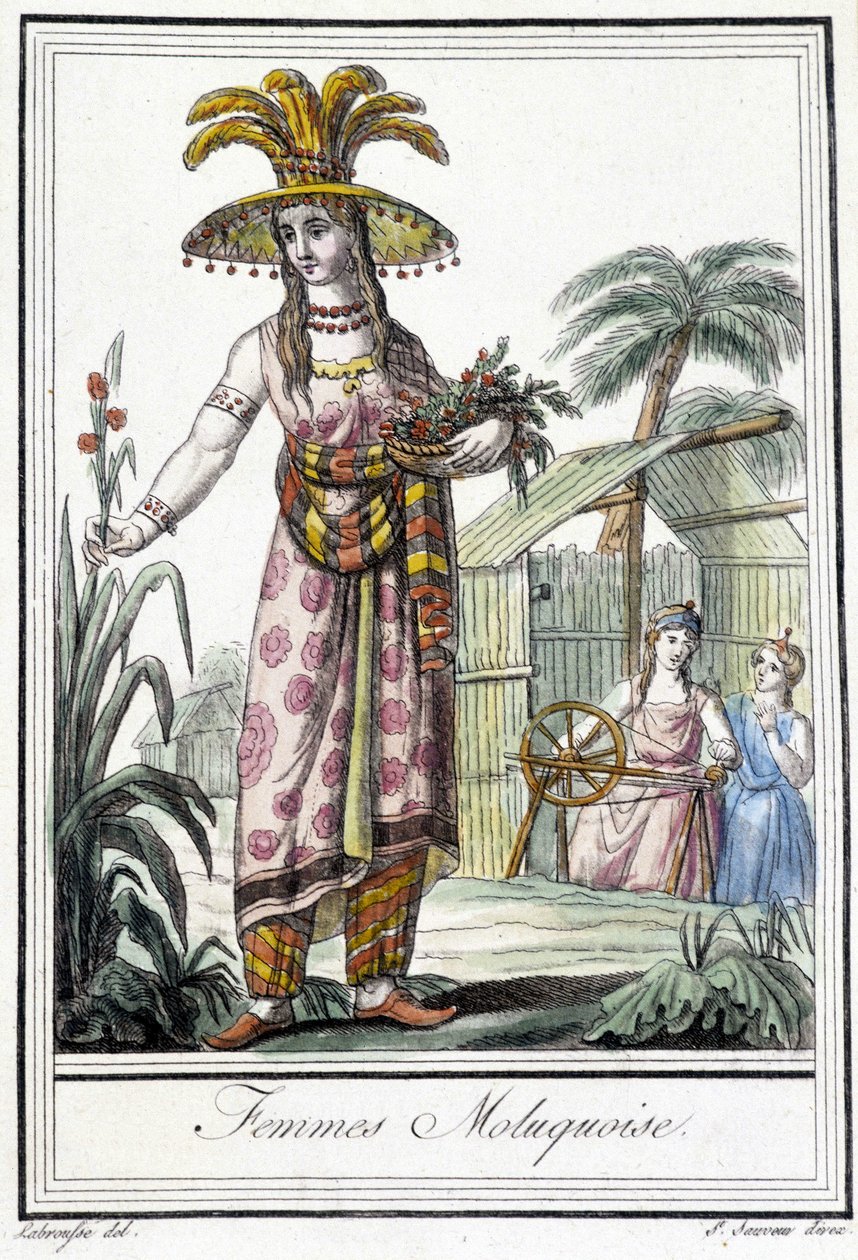 Woman of the Molucca Islands (Indonesia) by Unknown artist
