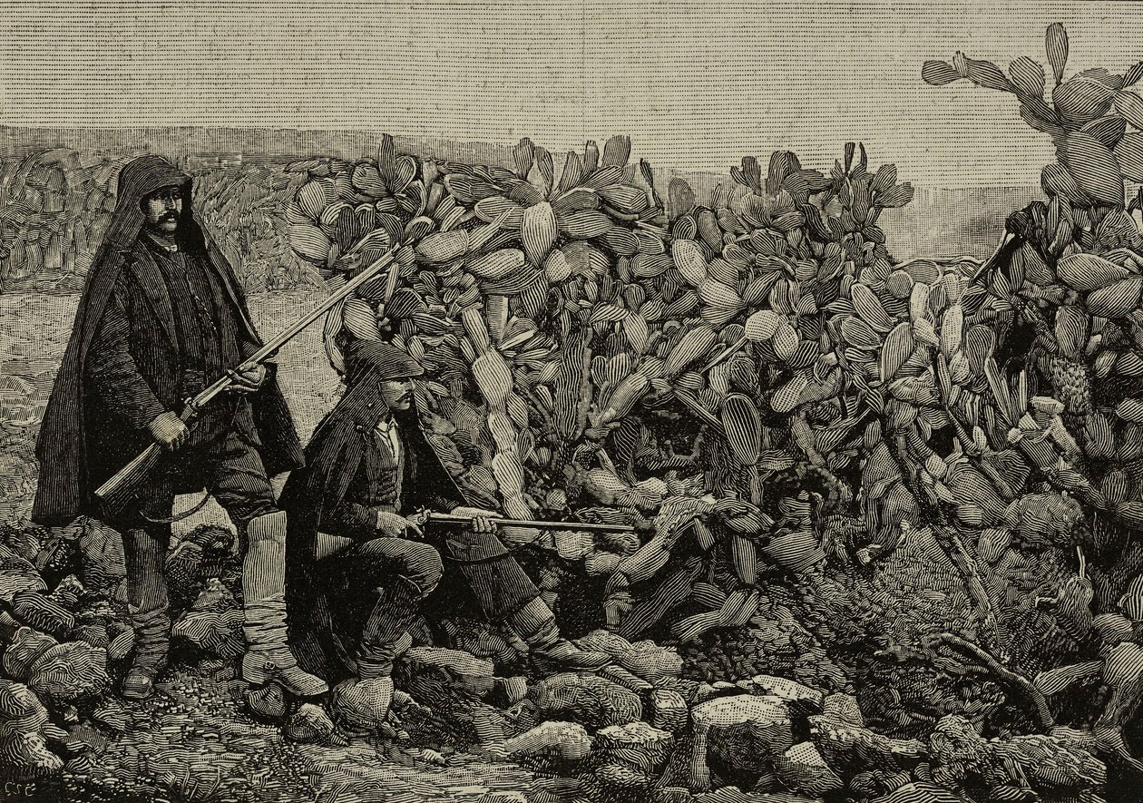 Youngsters Among Prickly Pears, Insurrection of the Fasci Siciliani, Italy by Unknown Artist