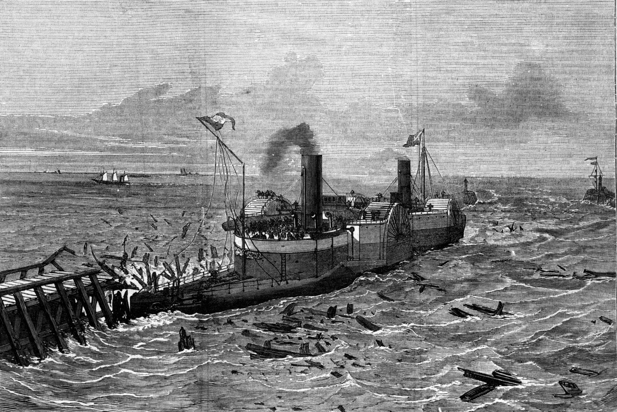 Boat designed against seasickness by Unknown artist
